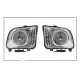 Optique avant halogen style intérieur chrome