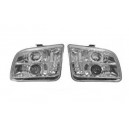 Headlight leds style chrome housing