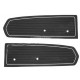 Panneau de porte noire 68 standard