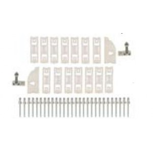 Kit de fixation enjoliveurs de bas de caisse 67-68