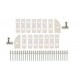 Kit de fixation enjoliveurs de bas de caisse 67-68