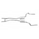 Kit double ligne d'echappement pour V8 2"