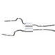 Kit double ligne d'echappement pour V8 2" aluminium
