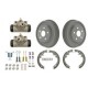 Brake drum rear kit V8