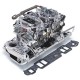 EDELBROCK DUAL-QUAD CARB AND MANIFOLD KIT
