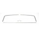 Rear glass molding set
