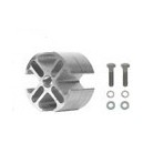 Spacer 2" d'h&eacute;lice de ventillateur moteurnaluminium