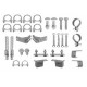 kit fixation complet echappement