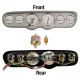 6-GAUGE CLUSTER CHROME/ALUM 